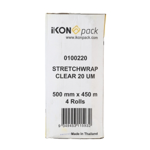 Clear Stretch Wrap 20um 500mm x 450mm