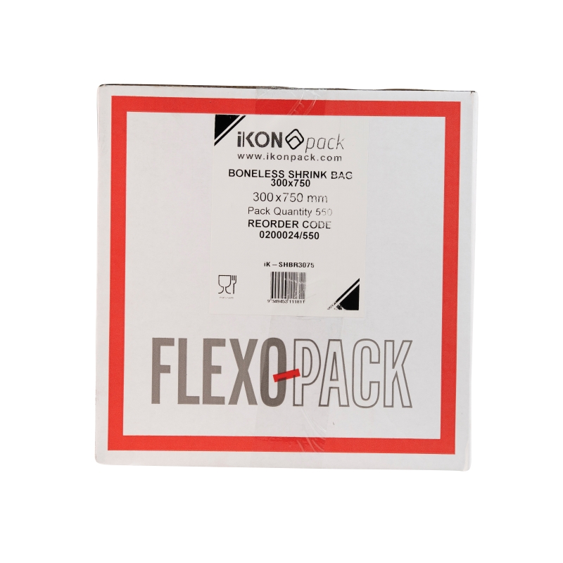 Shrink Boneless Bags 300mm x 750mm