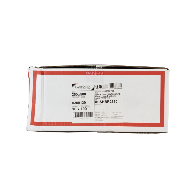 Shrink Boneless Bags 250mm x 500mm