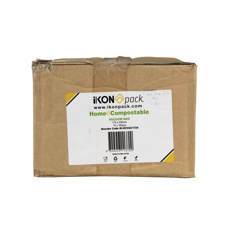 Vacuum Bags Compostable 175mm x 240mm