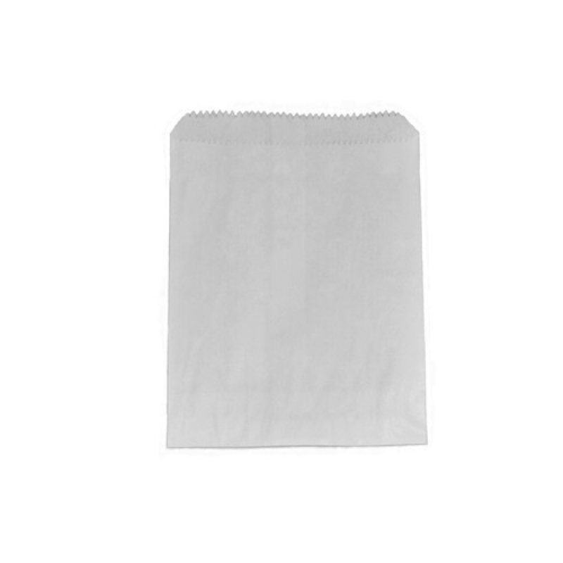 White Small Greaseproof Paper Bags 135mm x 140mm