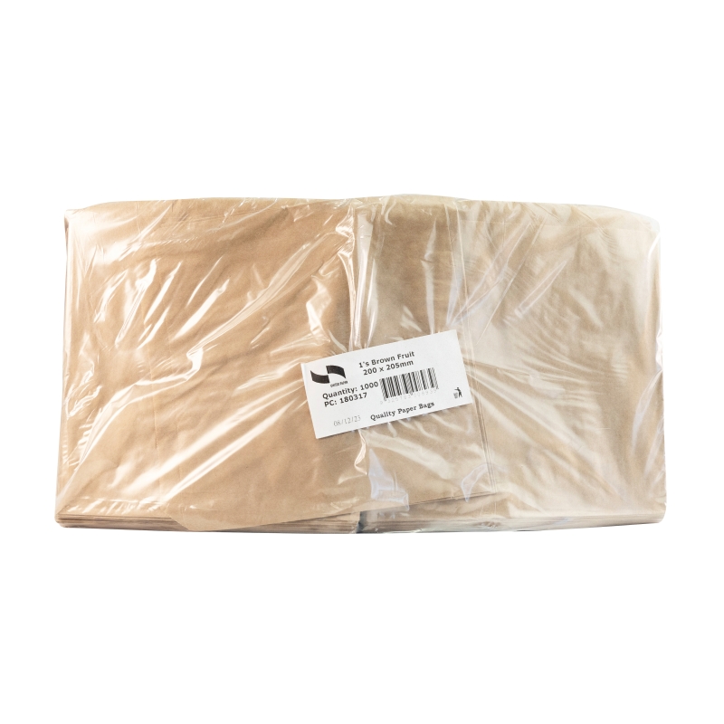 Brown Paper Bags 200mm x 205mm