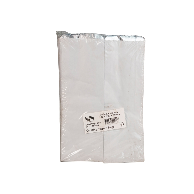 Plain Foil Paper Bags 300mm x 100mm x 40mm