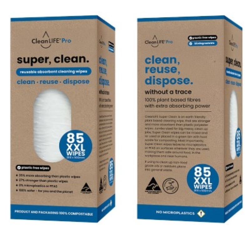 CleanLife Super Clean Wipes 300mm x 500mm