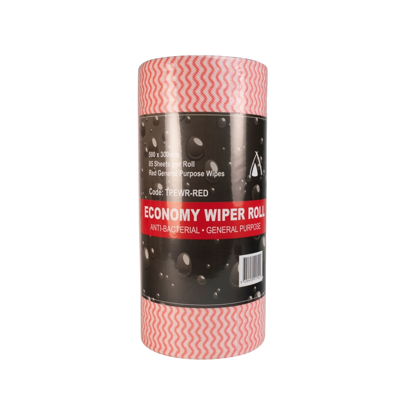 Red Heavy Duty Antibacterial Wipes 300mm x 500mm 