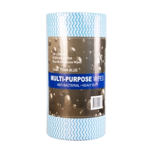 Blue Heavy Duty Anctibacterial Wipes 300mm x 500mm