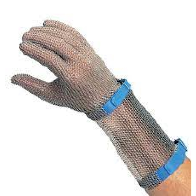 Blue Mesh Large Glove - Long Cuff 