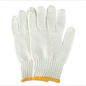White Safe Knit Gloves