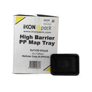 Black Map Trays 9 x 7 x 50mm