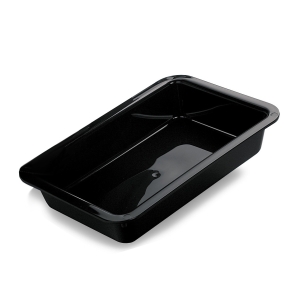 Black Plastic Dish 300mm x 200mm x 50mm 