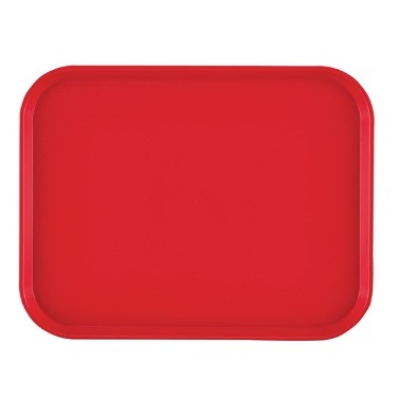 Red Plastic Dish 400mm x 300mm x 50mm