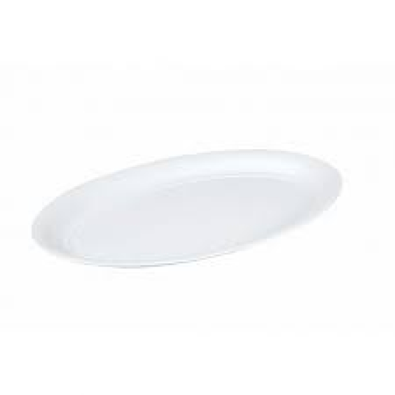 White Oval Platter 200mm x 140mm 