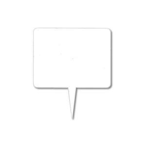 White Small Spiked Tickets