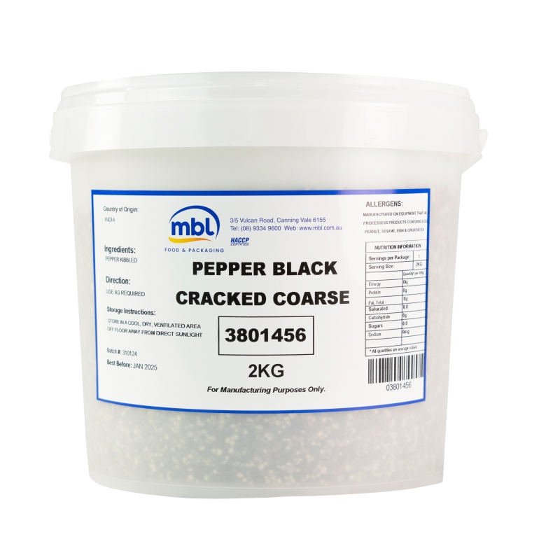 Black Coarse Cracked Pepper