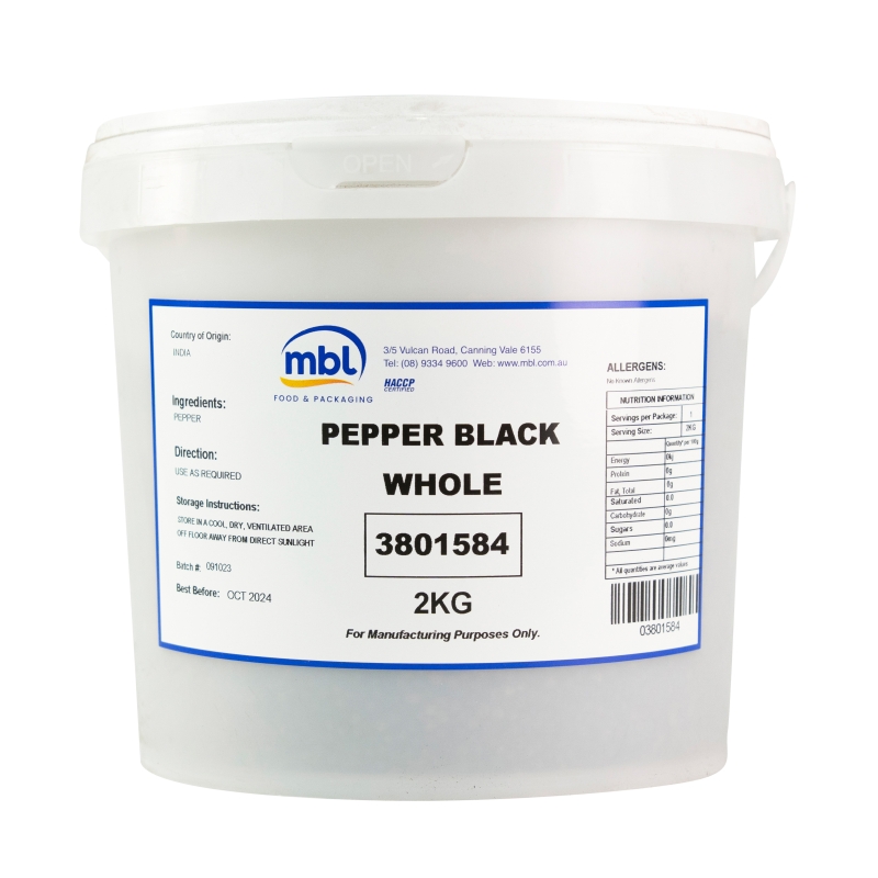 Black Whole Pepper