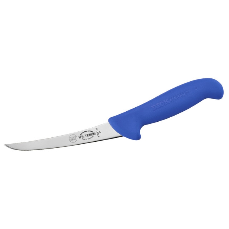 ErgoGrip Boning Knife Curved with Stiff Blade