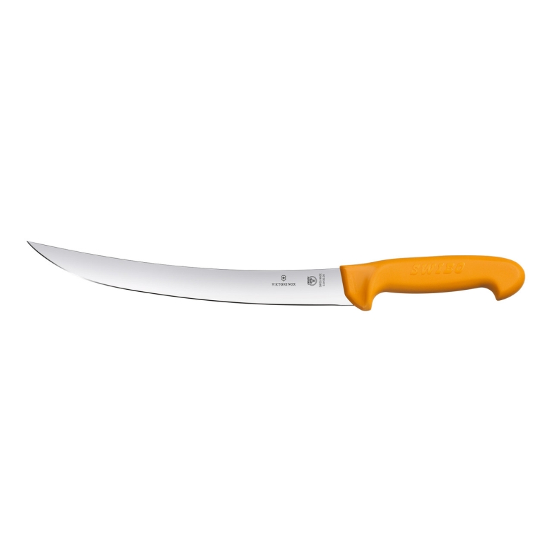 Butchers Curved Knife with Stiff Blade