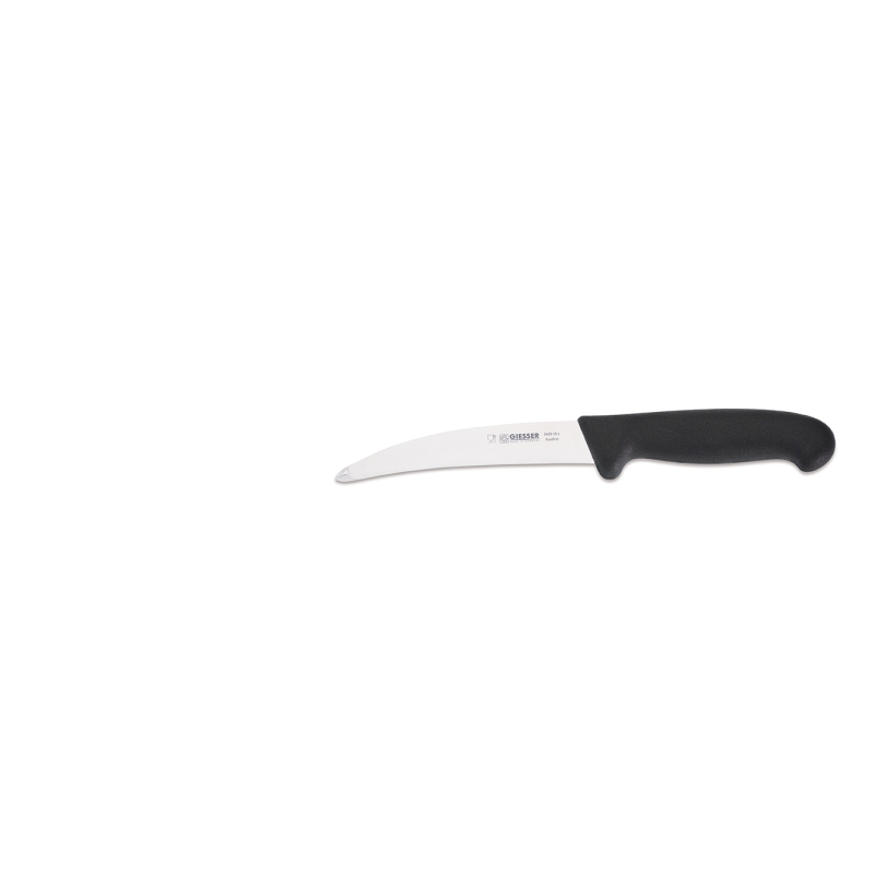 Tripe Curved Knife with Steel Button Blade