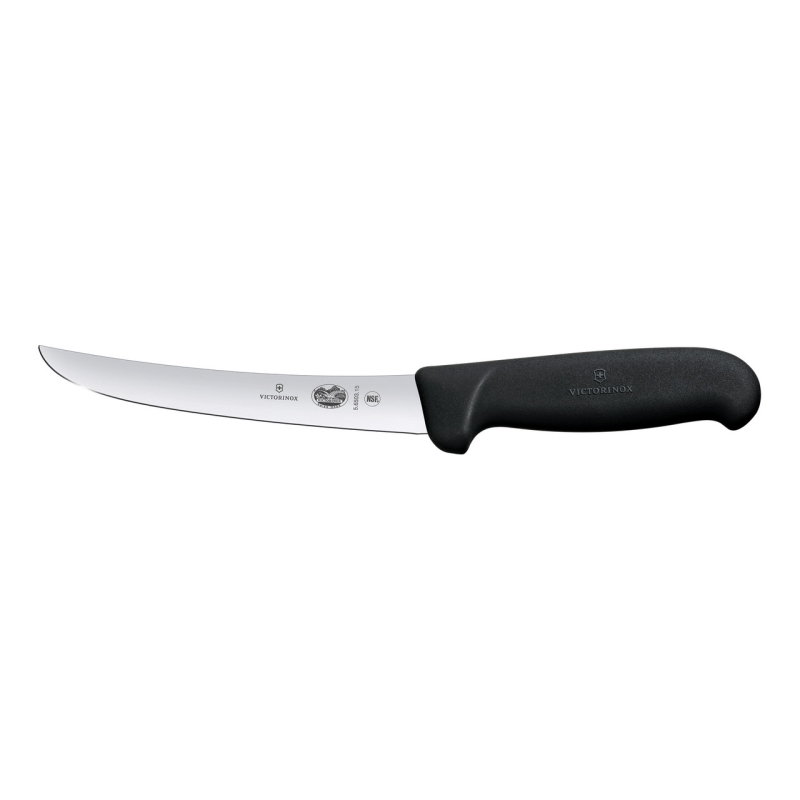 Fibrox Boning Curved Knife with Wide Blade