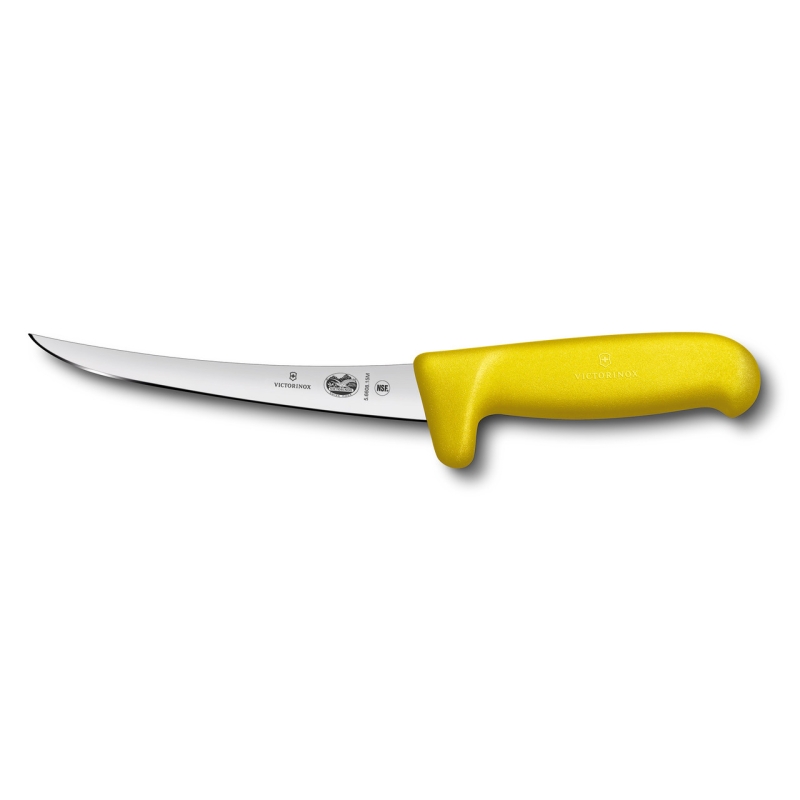 Fibrox Boning Curved Knife with Narrow Blade
