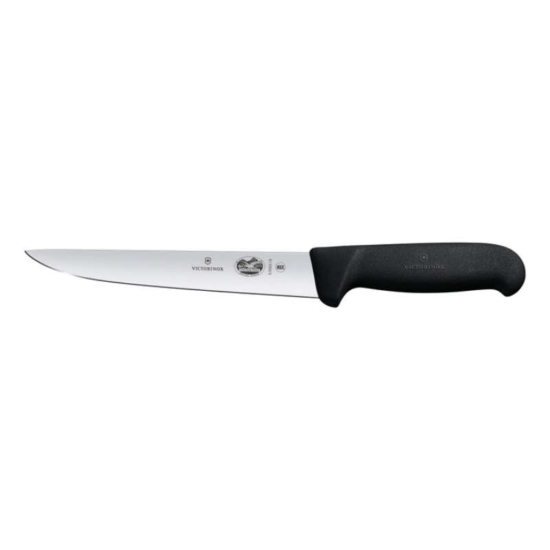 Fibrox Sticking Straight Knife with Back Blade