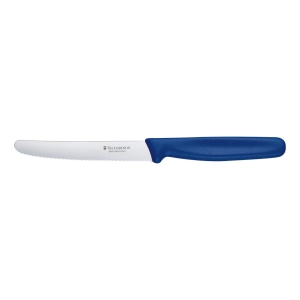 Round Tip Knife with Wavy Edge