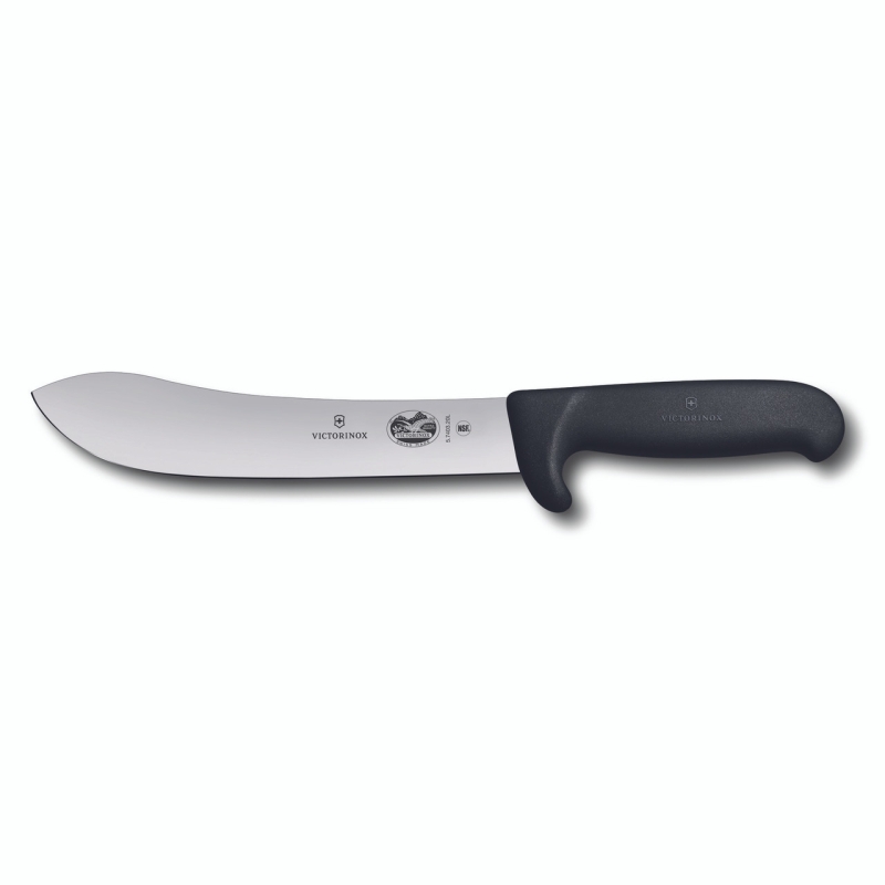 Fibrox Butchers Curved Knife with Wide Tip Blade