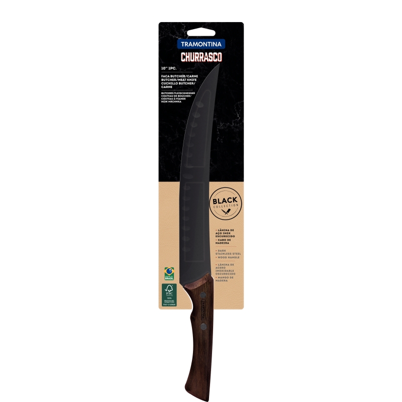 Churrasco Black Butcher Knife 