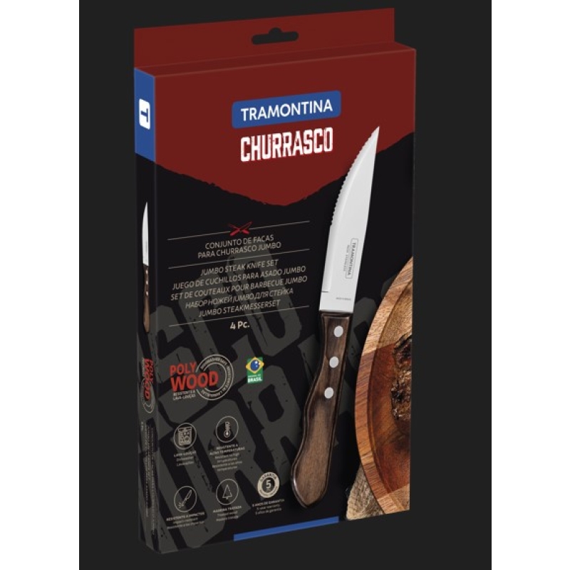 4 Piece Jumbo Steak Knife Set