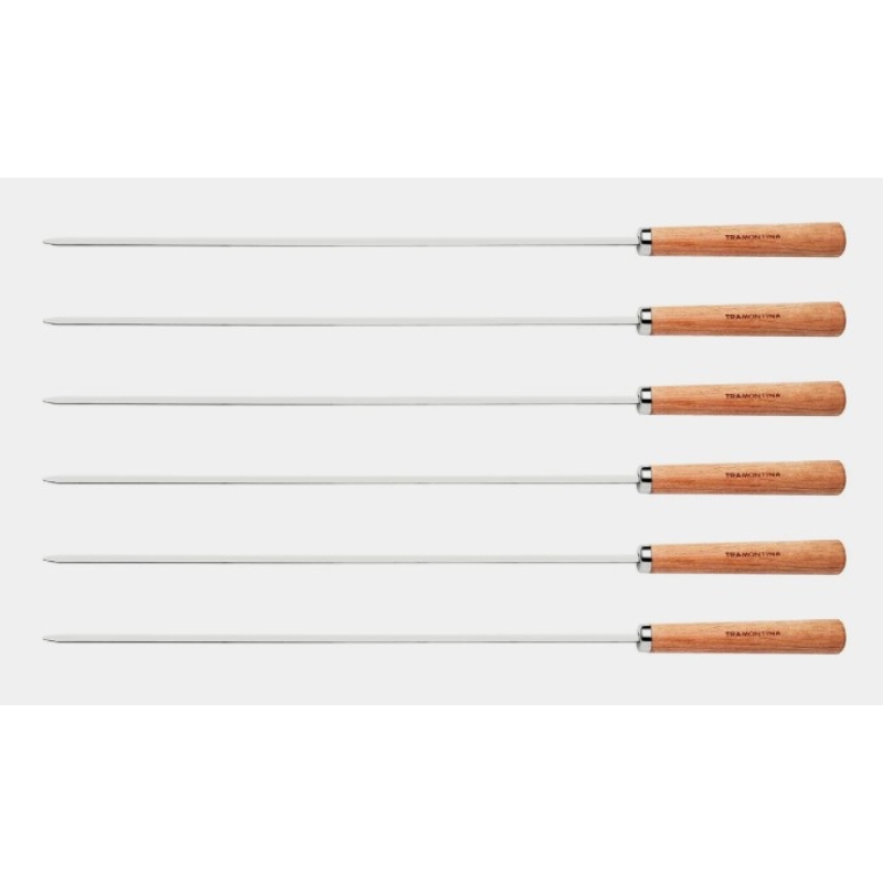 Churrasco 6-Piece Skewer Set 50cm
