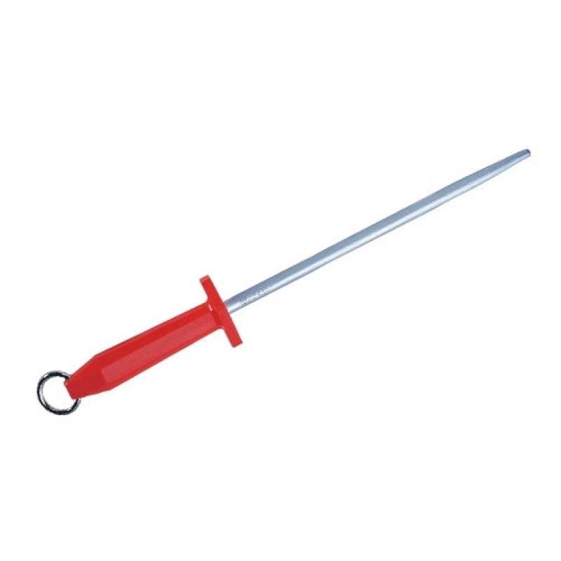 Sharpening Steel Smooth Red Handle 