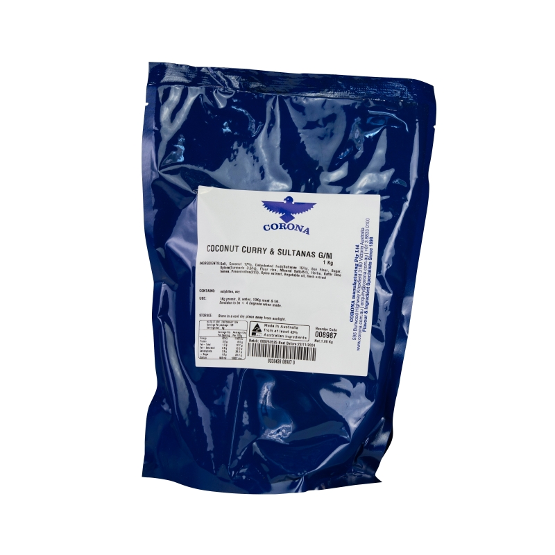 Coconut, Curry & Sultanas Premix
