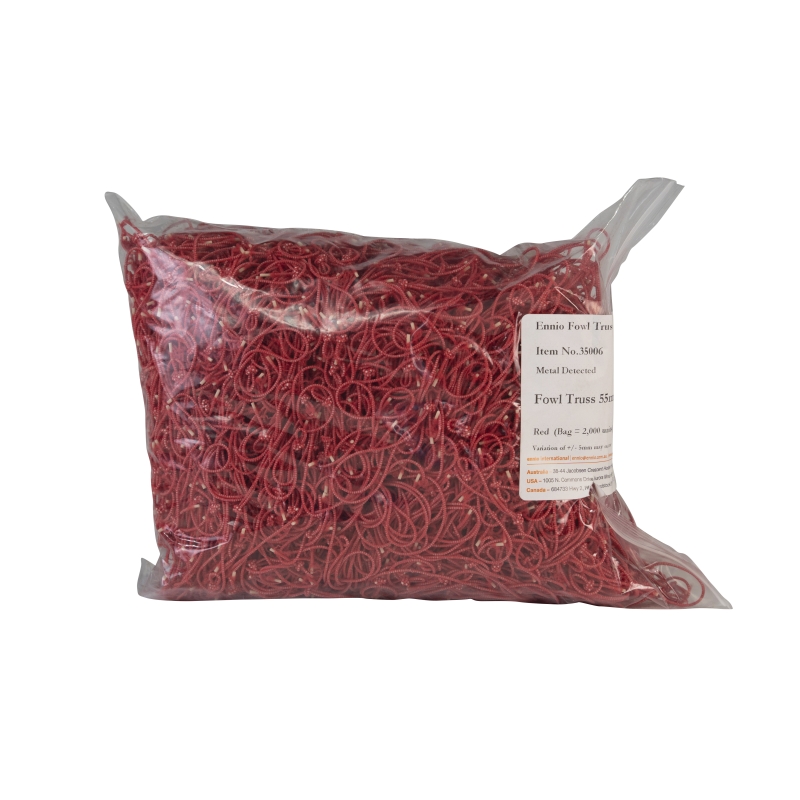 Red Poultry Trusses 55mm