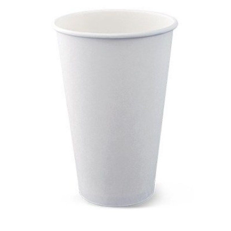 Truefill White Single Wall Coffee Cups 8oz