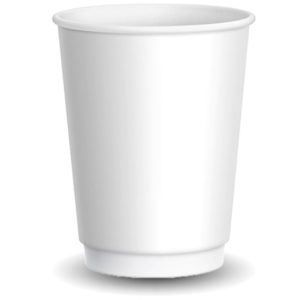 White Truefill Double Wall Coffee Cups 12oz