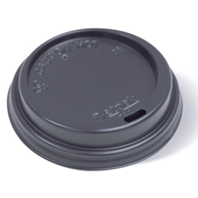 Black Universal Lids to suit Truefill Coffee Cups