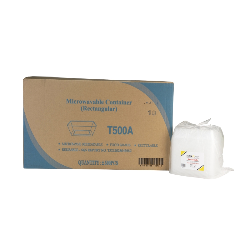 Rectangular Microwave Containers 750ml