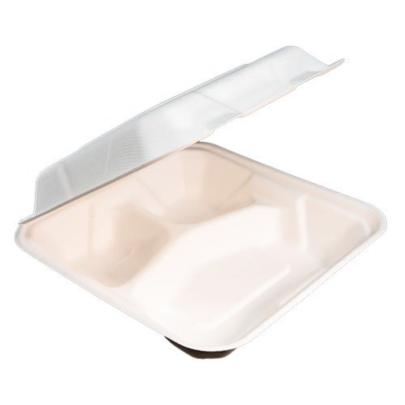 Eco-Cane 7" 3-Compartment Plates