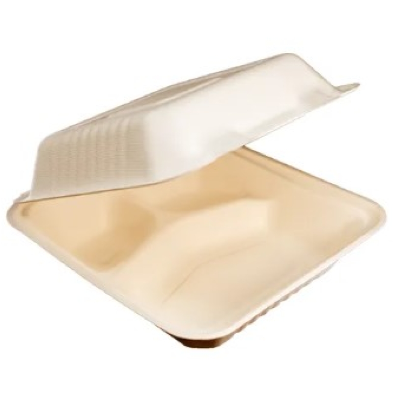 Eco-Cane Dinner Compartment Containers