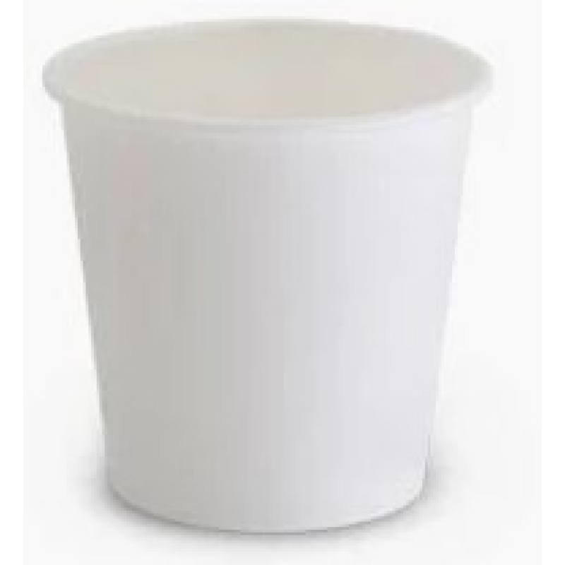 White Single Wall Coffee Cups 4oz