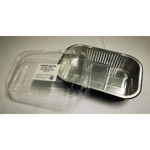 PET Lids (for Black Foil Containers 825/1000ml)