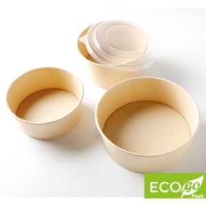 Eco Bamboo Pulp Bowls 1300ml 184mm x 160mm x 60mm