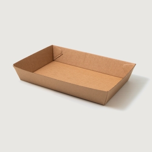 Eco Kraft Double Coated PLA Deli Trays