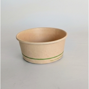 Eco PLA Lined Paper Bowls 10oz 115mm x 92mm x 50mm