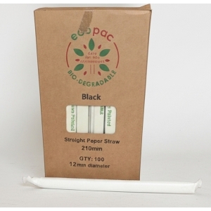 Eco Pointed Paper Wrapped Straws