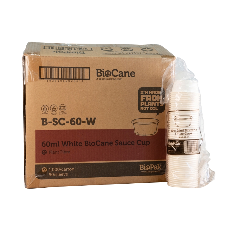 White Sugarcane Sauce Biocup 60ml