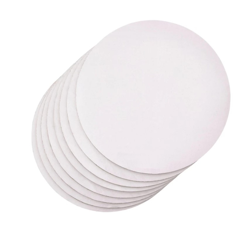 White Cake Board Circles 8"