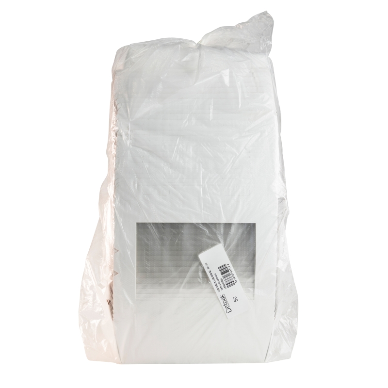 White Lunch Box with Window Large