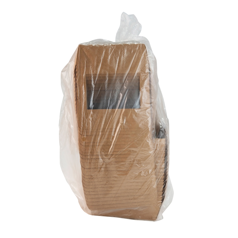 Brown Lunch Box with Window Medium