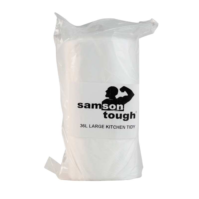 White Bin Liners 10um 36L 580mm x 710mm 